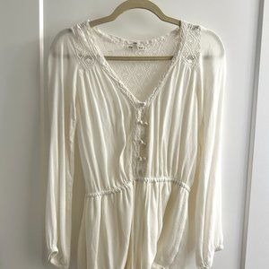 White/Cream Billabong Romper
